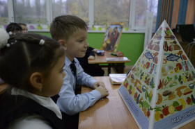 Беседа о здоровом образе жизни и правильном питании.